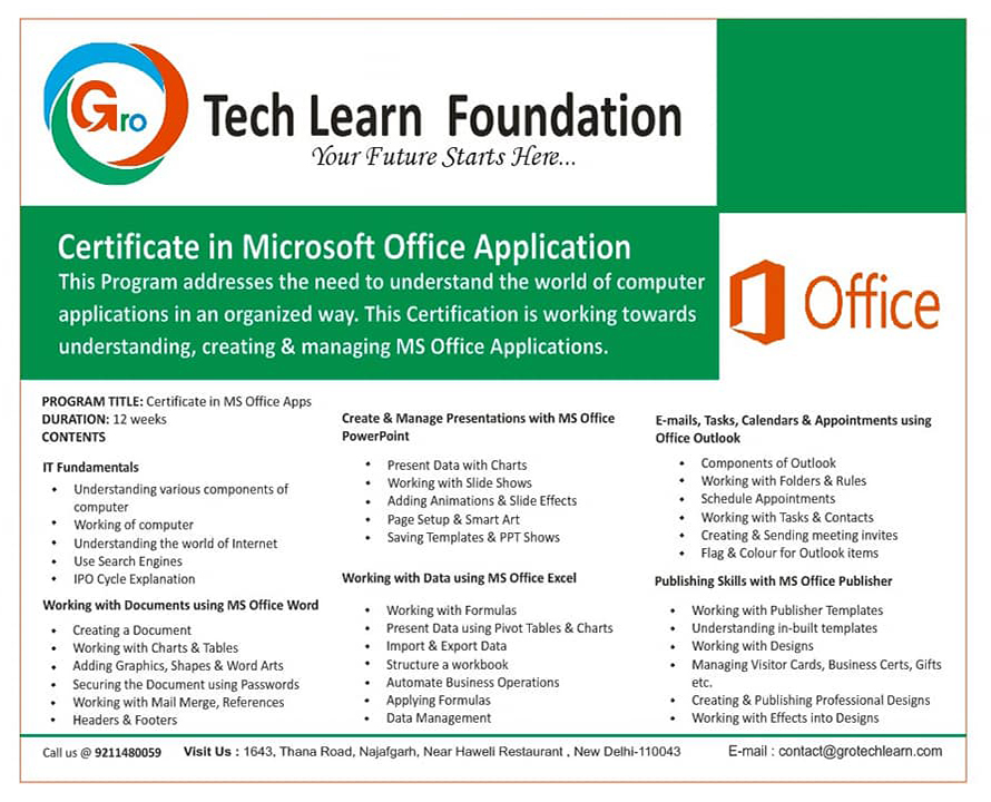 Ms Office Application